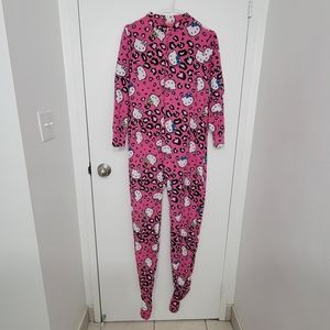 ❤️[3/$35] Hello Kitty Onesie Footed Pajamas